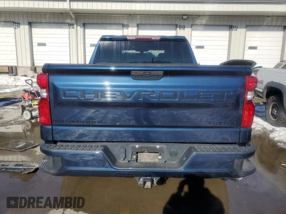 2020 Chevrolet Silverado 1500 Custom with VIN 3GCPWBEH9LG329836, listed as a Copart auction lot 85969524 with 116,430 mi miles and Non Repairable. Bid and sale history available at carsss.com. Image 6.