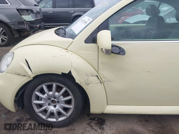 2005 Volkswagen Beetle GLS с VIN 3VWCM31Y55M312503, выставлен на аукционе IAAI как лот 41972195 с пробегом 59 671 миль миль и . История ставок и продаж доступна на DreamBid. Изображение 6.