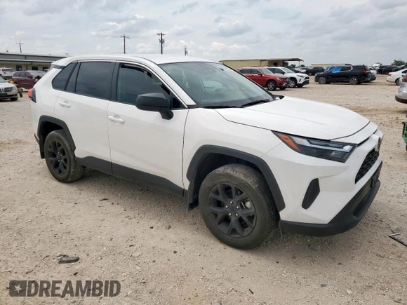 2023 Toyota RAV4 LE with VIN 2T3H1RFV4PC232972, listed as a Copart auction lot 59354655 with 27,884 mi miles and Salvage title. Bid and sale history available at DreamBid. Image 4.