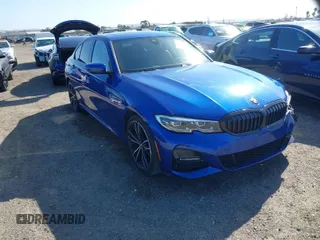 2020 BMW 3 Series 330i with VIN WBA5R1C05LFH66384, listed as a IAAI auction lot 41810255 with 59,433 mi miles. Bid and sale history available at carsss.com. Image 1.