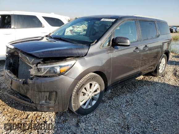 2016 Kia Sedona LX with VIN KNDMB5C12G6088697, listed as a Copart auction lot 62272124 with 179,372 mi miles and Salvage Title. Bid and sale history available at DreamBid. Image 1.