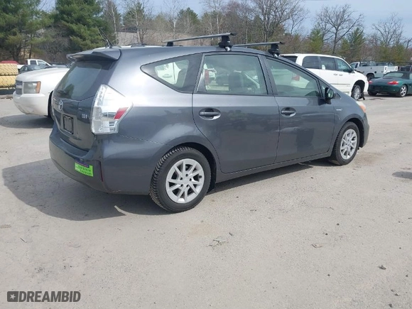 2012 Toyota Prius v Two with VIN JTDZN3EU7C3149594, listed as a IAAI auction lot 42081435 with 198,895 mi miles. Bid and sale history available at carsss.com. Image 4.