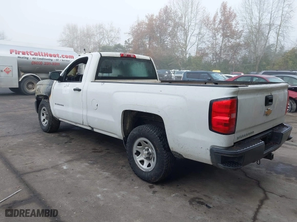 2018 Chevrolet Silverado 1500 Work Truck with VIN 1GCNCNEH8JZ346285, listed as a IAAI auction lot 41677579 with 1 mi miles. Bid and sale history available at carsss.com. Image 3.