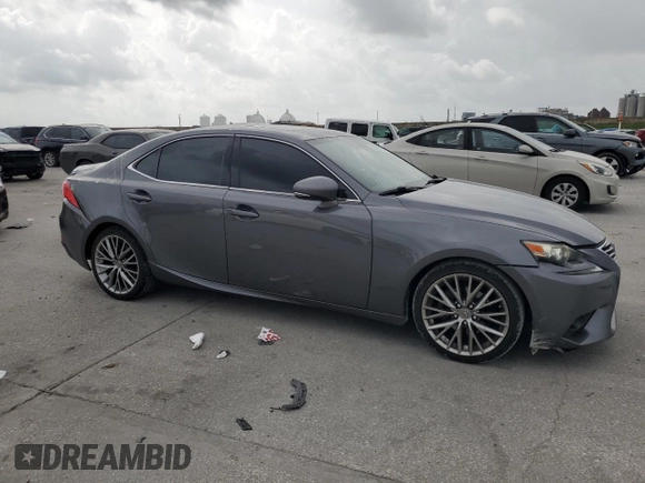 2014 Lexus IS 250 with VIN JTHBF1D21E5029444, listed as a Copart auction lot 59900835 with 157,047 mi miles and Salvage title. Bid and sale history available at DreamBid. Image 4.