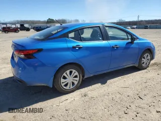2021 Nissan Versa S with VIN 3N1CN8DV0ML907362, listed as a Copart auction lot 46853095 with 51,868 mi miles and Salvage Title. Bid and sale history available at carsss.com. Image 3.