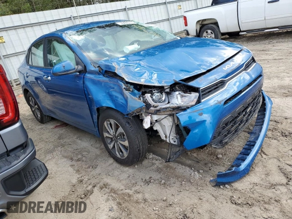 2022 Kia Rio S with VIN 3KPA24AD7NE481564, listed as a Copart auction lot 49095115 with 62,963 mi miles and Non Repairable. Bid and sale history available at carsss.com. Image 4.