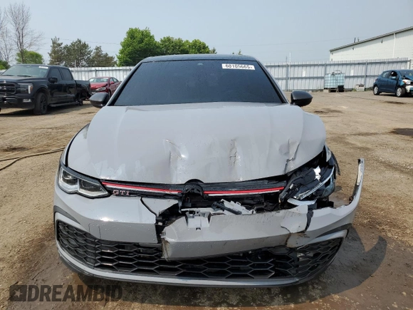 2024 Volkswagen GTI Autobahn с VIN WVWVA7CD2RW125389, выставлен на аукционе Copart как лот 60105665 с пробегом 48 790 миль миль и Чистый • Clean title. История ставок и продаж доступна на DreamBid. Изображение 5.