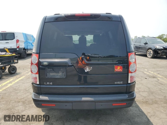 2012 Land Rover LR4 HSE with VIN SALAG2D44CA608846, listed as a Copart auction lot 59577375 with 140,157 mi miles and Salvage title. Bid and sale history available at DreamBid. Image 6.