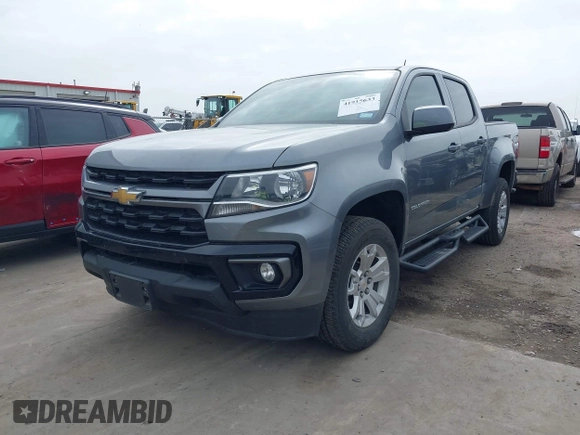 2022 Chevrolet Colorado 2WD LT with VIN 1GCGSCEN1N1316636, listed as a IAAI auction lot 41915633 with 17,450 mi miles and . Bid and sale history available at DreamBid. Image 2.
