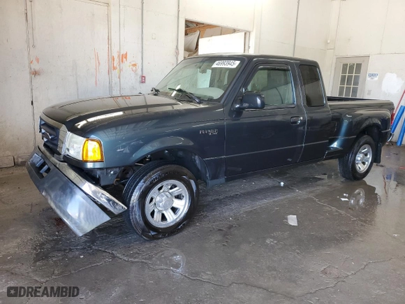 2004 Ford Ranger XL Fleet with VIN 1FTYR44U24PA30725, listed as a Copart auction lot 46993945 with 102577 miles and Salvage Title. Bid and sale history available at carsss.com. Image 1.