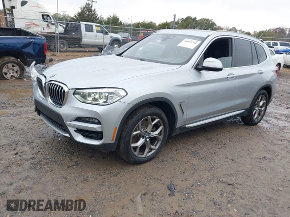 2020 BMW X3 xDrive30i with VIN 5UXTY5C02L9D08948, listed as a IAAI auction lot 40915768 with 72,276 mi miles and . Bid and sale history available at DreamBid. Image 17.