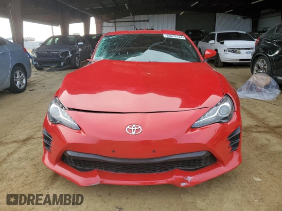 2017 Toyota 86 with VIN JF1ZNAA19H8700382, listed as a Copart auction lot 86018124 with 71,226 mi miles and Clean Title. Bid and sale history available at carsss.com. Image 5.