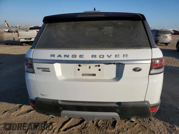 2017 Land Rover Range Rover Sport HSE with VIN SALWR2FK5HA674499, listed as a Copart auction lot 43398795 with 119,518 mi miles and Salvage Title. Bid and sale history available at carsss.com. Image 6.