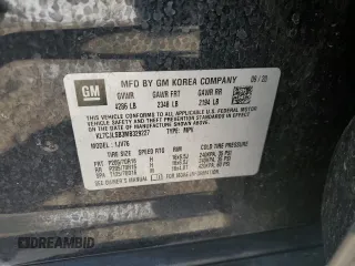 2021 Chevrolet Trax LT with VIN KL7CJLSB3MB329227, listed as a Copart auction lot 42183275 with 59,866 mi miles and Non repairable. Bid and sale history available at DreamBid. Image 13.