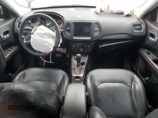 2018 Jeep Compass Trailhawk with VIN 3C4NJDDBXJT187550, listed as a Copart auction lot 44202325 with 108,579 mi miles and Salvage Title. Bid and sale history available at carsss.com. Image 8.
