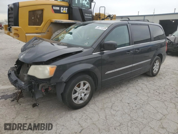 2012 Chrysler Town & Country Touring with VIN 2C4RC1BG7CR259237, listed as a Copart auction lot 50774125 with 164,509 mi miles and Salvage Title. Bid and sale history available at DreamBid. Image 1.