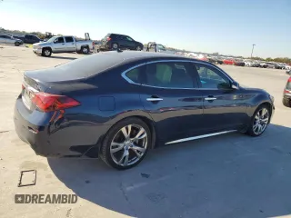 2018 Infiniti Q70 Luxe with VIN JN1BY1PP1JM330463, listed as a Copart auction lot 82692854 with 66,300 mi miles and Salvage title. Bid and sale history available at DreamBid. Image 3.