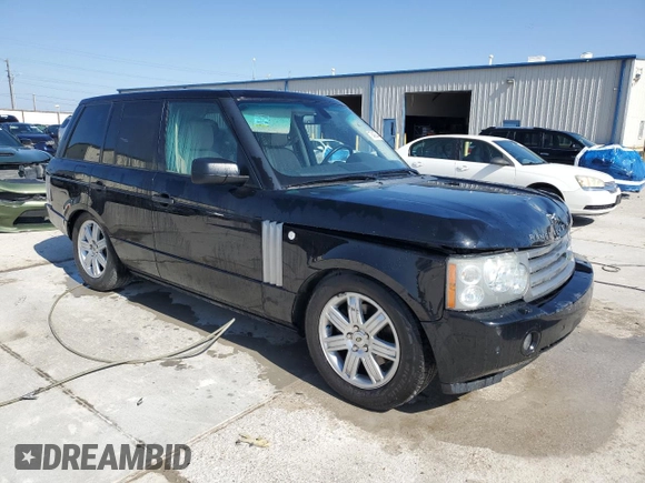 2008 Land Rover Range Rover HSE with VIN SALME15428A297338, listed as a Copart auction lot 78490444 with Not Provided miles and Clean Title. Bid and sale history available at DreamBid. Image 4.