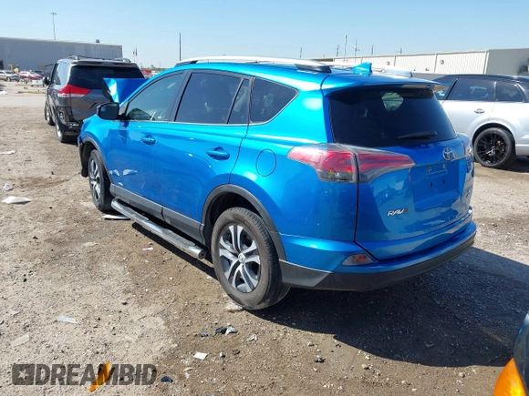 2016 Toyota RAV4 LE with VIN JTMBFREV8GD197535, listed as a IAAI auction lot 41866506 with 81,416 mi miles. Bid and sale history available at carsss.com. Image 3.