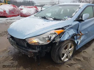 2013 Hyundai Elantra GLS PZEV with VIN KMHDH4AE8DU496607, listed as a IAAI auction lot 41432760 with 165,115 mi miles. Bid and sale history available at carsss.com. Image 6.
