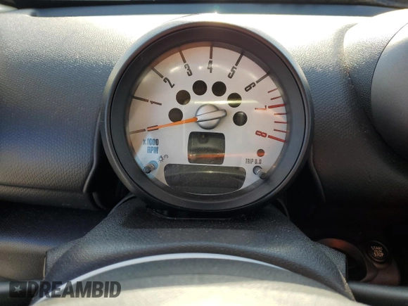 2011 MINI Countryman with VIN WMWZB3C53BWM00724, listed as a Copart auction lot 52293575 with Not Provided miles and Salvage Title. Bid and sale history available at DreamBid. Image 9.
