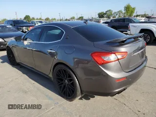 2015 Maserati Ghibli z VIN ZAM57XSA2F1159407, wystawiony jako Copart lot #57806715 z przebiegiem 93 185 mil mil oraz Szkody całkowita. Historia ofert i sprzedaży dostępna na DreamBid. Obrazek 2.