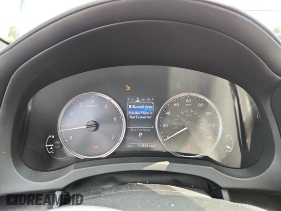 2024 Lexus IS 350 F Sport with VIN JTHBZ1B23R5079875, listed as a Copart auction lot 64436945 with 11,542 mi miles and Clean title. Bid and sale history available at DreamBid. Image 9.