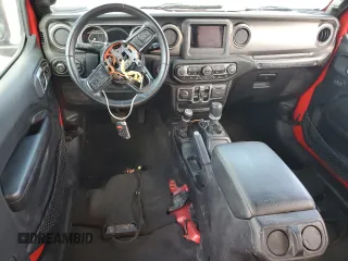 2020 Jeep Wrangler Unlimited Sport S with VIN 1C4HJXDG1LW216926, listed as a Copart auction lot 61456015 with Not provided miles and Salvage title. Bid and sale history available at DreamBid. Image 8.