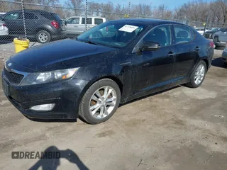 2013 Kia Optima EX with VIN 5XXGN4A74DG204243, listed as a IAAI auction lot 41770086 with 197,019 mi miles. Bid and sale history available at carsss.com. Image 2.