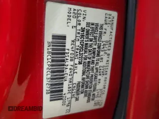 2012 Nissan Versa S with VIN 3N1BC1CP2CL372738, listed as a Copart auction lot 53663625 with 179,314 mi miles and Salvage Title. Bid and sale history available at carsss.com. Image 12.