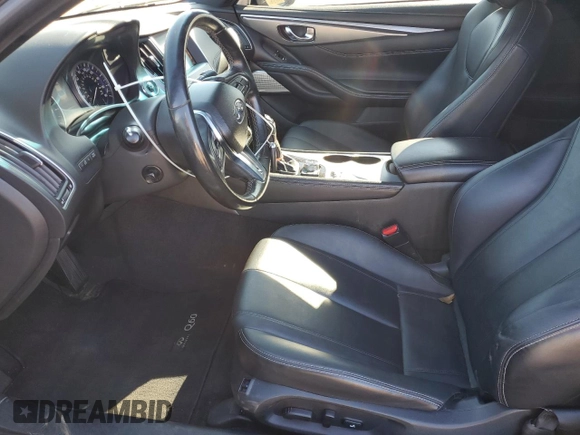 2017 Infiniti Q60 Premium with VIN JN1CV7EK6HM110835, listed as a Copart auction lot 89210655 with 136,532 mi miles and Clean Title. Bid and sale history available at DreamBid. Image 7.