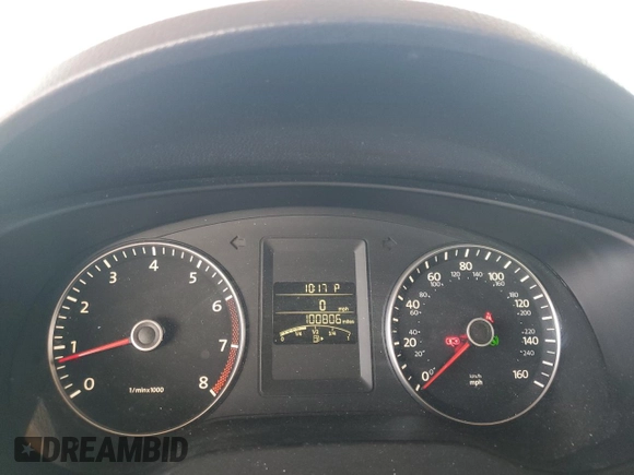 2013 Volkswagen Jetta SE with VIN 3VWDP7AJ2DM439326, listed as a Copart auction lot 62714545 with 100,806 mi miles and Salvage title. Bid and sale history available at DreamBid. Image 9.