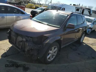2003 Nissan Murano SE z VIN JN8AZ08W03W204919, wystawiony jako Copart lot #47119515 z przebiegiem 125 522 mil mil oraz Szkoda całkowita • Salvage title. Historia ofert i sprzedaży dostępna na DreamBid. Obrazek 1.
