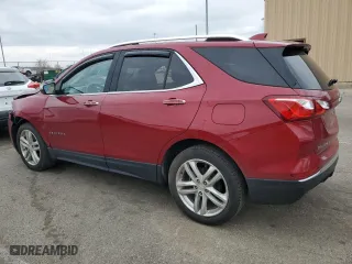2020 Chevrolet Equinox Premier with VIN 3GNAXYEX4LS639801, listed as a Copart auction lot 52795255 with 53,928 mi miles and Salvage Title. Bid and sale history available at carsss.com. Image 2.