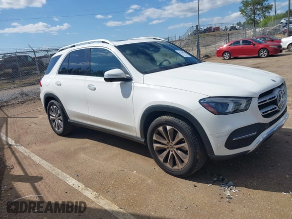 2020 Mercedes-Benz GLE 350 with VIN 4JGFB4KE2LA089441, listed as a IAAI auction lot 41794630 with 67,358 mi miles and . Bid and sale history available at DreamBid. Image 1.