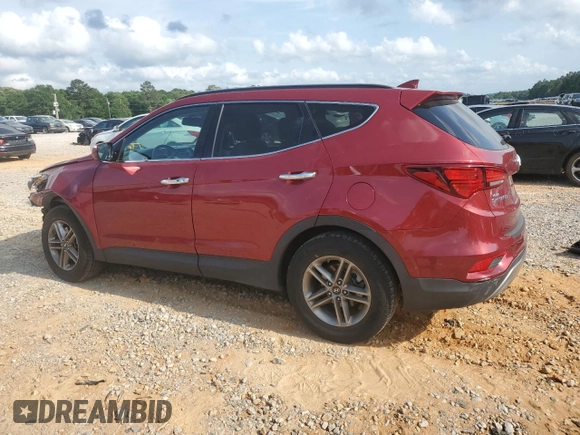 2017 Hyundai Santa Fe 2.4L with VIN 5XYZU3LB6HG415081, listed as a Copart auction lot 57816905 with 96,273 mi miles and Salvage title. Bid and sale history available at DreamBid. Image 2.