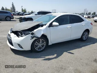 2014 Toyota Corolla L with VIN 5YFBURHEXEP109693, listed as a Copart auction lot 62343525 with 189,652 mi miles and Salvage title. Bid and sale history available at DreamBid. Image 1.