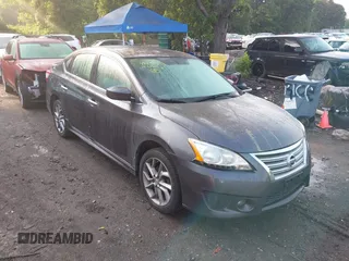 2014 Nissan Sentra SV z VIN 3N1AB7APXEY280187, wystawiony jako IAAI lot #42430319 z przebiegiem 154 348 mil mil oraz . Historia ofert i sprzedaży dostępna na DreamBid. Obrazek 1.