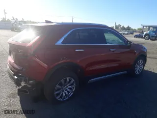 2023 Cadillac XT4 FWD Premium Luxury with VIN 1GYFZCR43PF158499, listed as a Copart auction lot 58021974 with 9,497 mi miles and Salvage Title. Bid and sale history available at carsss.com. Image 3.