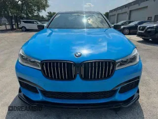 2017 BMW 7 Series 750i with VIN WBA7F0C34HGM22159, listed as a Copart auction lot 50847125 with 79,952 mi miles and Salvage Title. Bid and sale history available at carsss.com. Image 5.