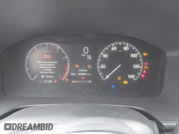 2025 Honda CR-V EX-L with VIN 5J6RS4H77SL014855, listed as a IAAI auction lot 41786061 with 861 mi miles and . Bid and sale history available at DreamBid. Image 7.