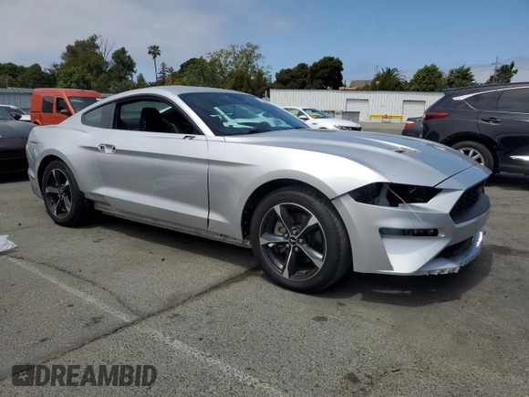 2018 Ford Mustang EcoBoost with VIN 1FA6P8TH6J5123706, listed as a Copart auction lot 56093095 with 60,199 mi miles and Salvage title. Bid and sale history available at DreamBid. Image 4.