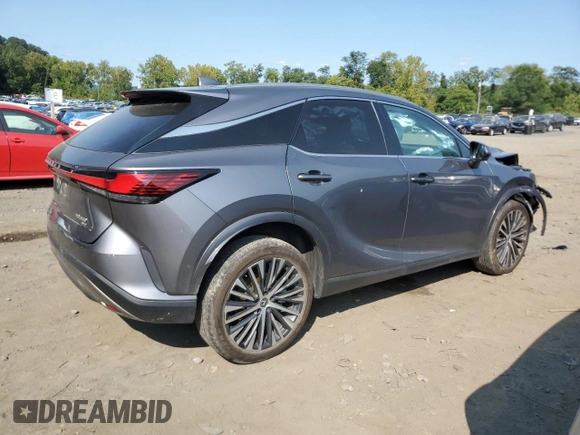 2023 Lexus RX with VIN 2T2BAMCA7PC023210, listed as a Copart auction lot 68505134 with Not Provided miles and Salvage Title. Bid and sale history available at carsss.com. Image 3.
