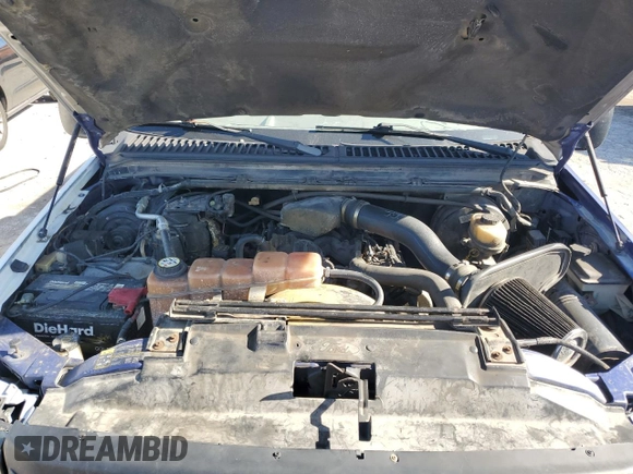 2003 Ford F-250 XL with VIN 1FTNX21L33EB28441, listed as a Copart auction lot 72505504 with 243,846 mi miles and Salvage Title. Bid and sale history available at DreamBid. Image 11.