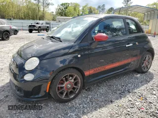 2013 FIAT 500 Abarth with VIN 3C3CFFFH9DT611251, listed as a Copart auction lot 51603025 with 62,190 mi miles and Salvage title. Bid and sale history available at DreamBid. Image 1.