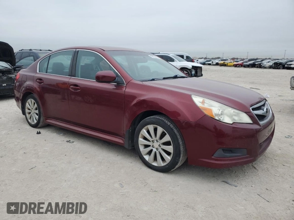 2011 Subaru Legacy Limited Power Moon with VIN 4S3BMBL60B3235623, listed as a Copart auction lot 42823195 with 190,355 mi miles and Clean title. Bid and sale history available at DreamBid. Image 4.