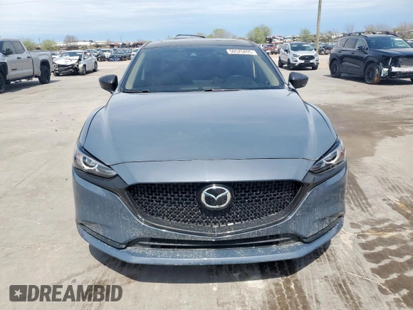 2021 Mazda 6 Carbon Edition with VIN JM1GL1WY7M1602094, listed as a Copart auction lot 50525895 with 15,214 mi miles and Salvage Title. Bid and sale history available at DreamBid. Image 5.