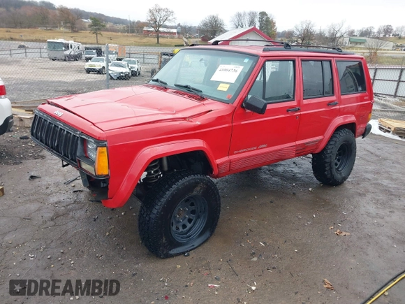 1996 Jeep Cherokee Sport with VIN 1J4FJ68S6TL299152, listed as a IAAI auction lot 41004736 with 277,819 mi miles. Bid and sale history available at carsss.com. Image 2.