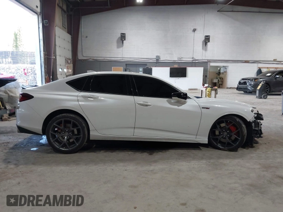 2023 Acura TLX Type S with VIN 19UUB7F95PA002147, listed as a IAAI auction lot 41860522 with 11,747 mi miles and . Bid and sale history available at DreamBid. Image 13.