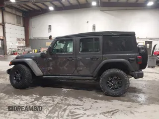 2024 Jeep Wrangler Sport S with VIN 1C4RJXN64RW162895, listed as a IAAI auction lot 42217515 with 8,442 mi miles and . Bid and sale history available at DreamBid. Image 14.